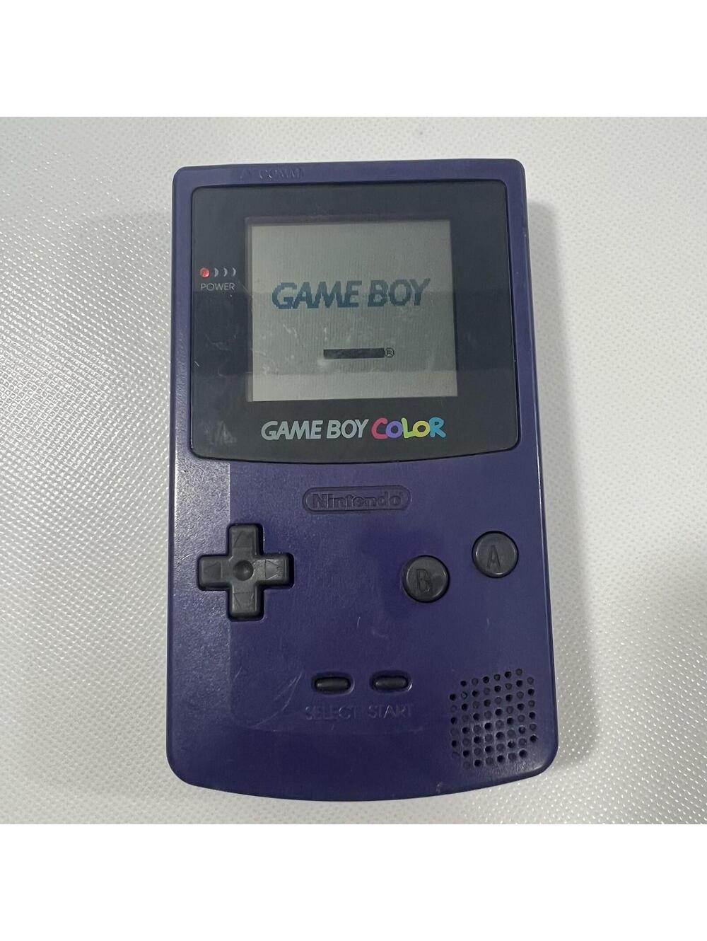 Nintendo Game Boy Color Grape Handheld Console GBC Model CGB-001 No Batt Cover